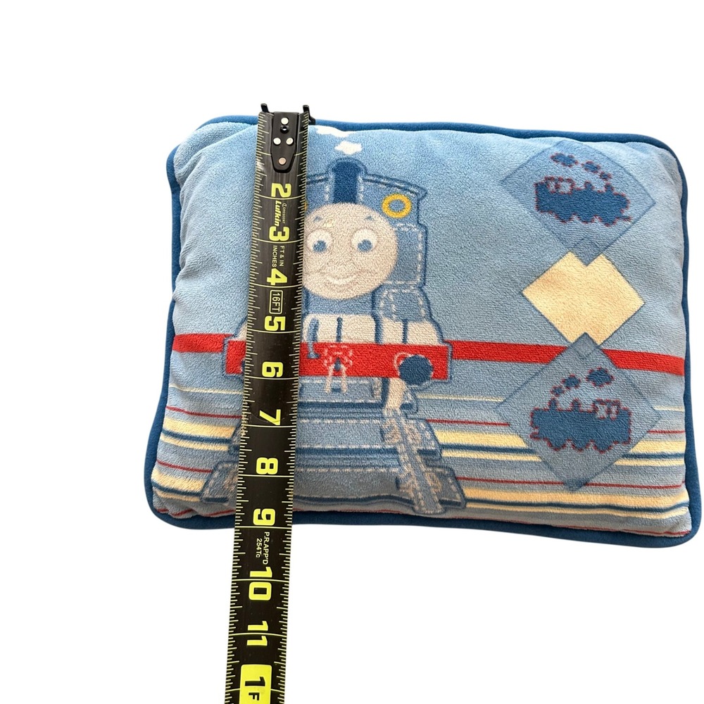 Vintage Y2K Thomas & Friends Decorative Pillow Blue Thomas the Tank Engine - Picture 9 of 9